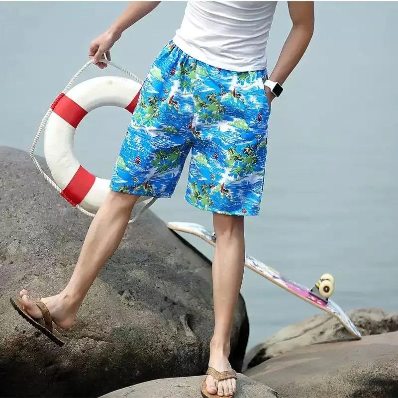 Shorts Men's Summer Beach Pants Men's Five-point Pants Casual Loose Pants Quick-drying Large Size Sports Pants