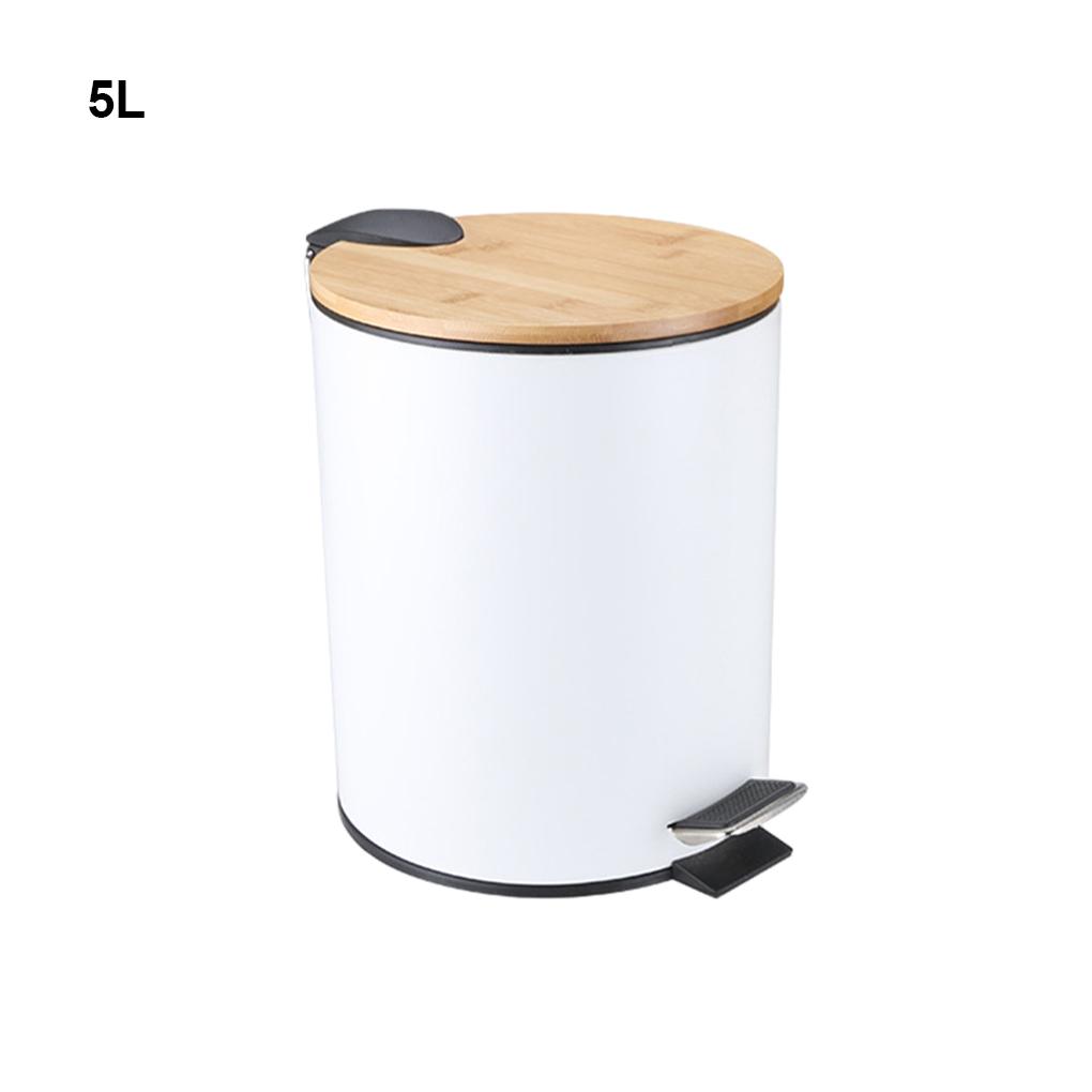 Stylish Bathroom Trash Can - Elegant Cosmetic Soft Seal And Intelligent Opening Elegantly Designed Pedals Garbage Bin