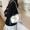 Summer Popular Small Bag Women's New Versatile Chain Messenger Bag Single Shoulder Pump Belt Bucket Bag
