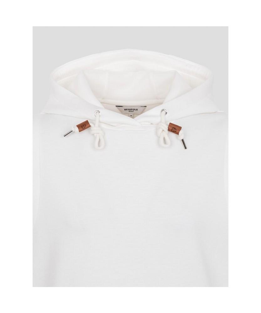 BEANPOLE GOLF Women'S Jersey Hooded Vest Ivory