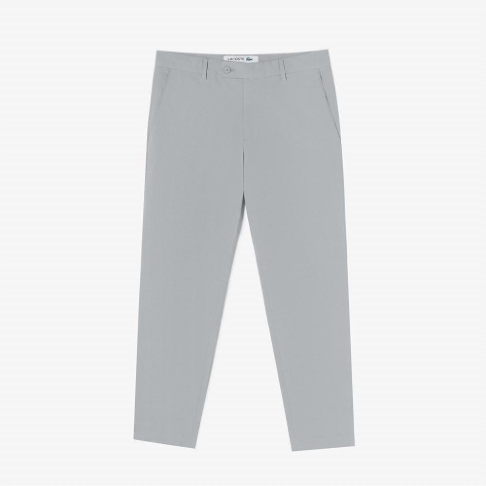 

LACOSTE Мужские брюки-чиносы Chu Yeon [Серый меланж] 038