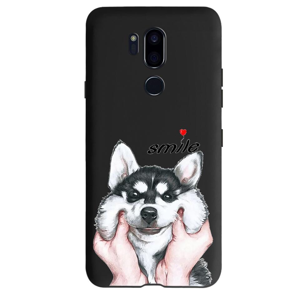 For LG G7 ThinQ Case G710 LM-G710 Cute Cat Butterfly Shockproof Soft Silicone Phone Case For LG G7 ThinQ Back Cover 6.53'' Coque