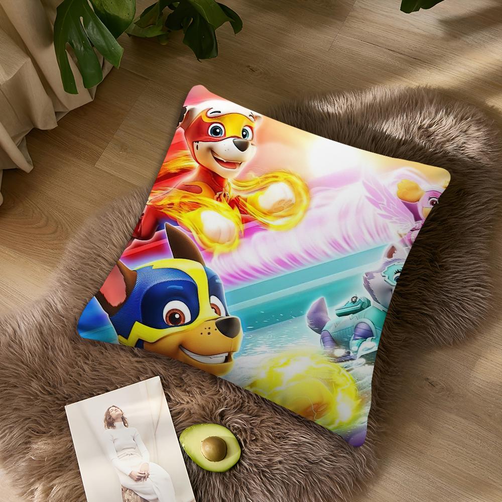 

Мультяшна наволочка P-Paws P-Patrol, акцент для вітальні, підтримка спини на дивані, квадратна, для відпочинку, для спокійного сну 40x40CM(16x16in)