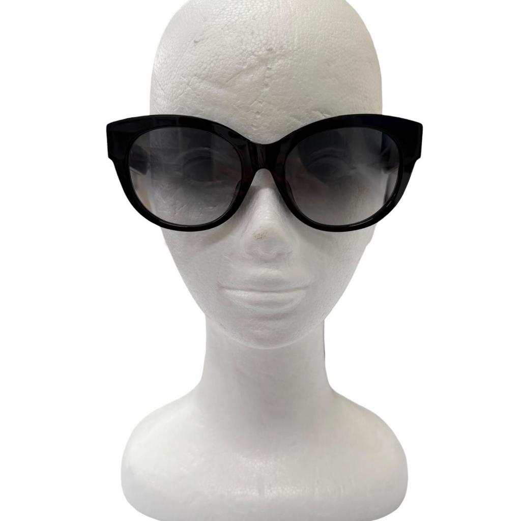 Excellent LOUIS VUITTON LV GO-14 Round Sunglasses Black Women Z2378E Used