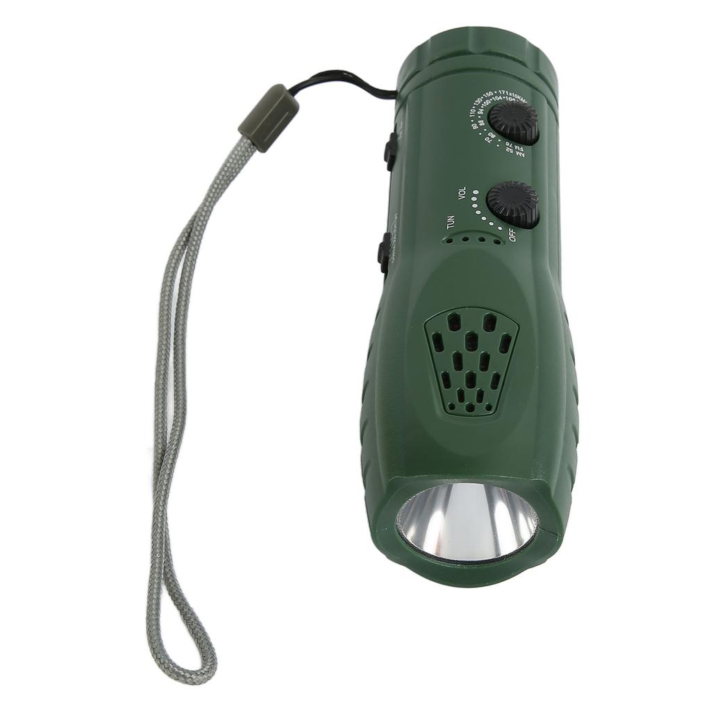 Hand Crank Flashlight Radio Portable Multifunctional Support AM FM SOS Alert Flashlight Radio for