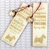 Scottish terrier, Aberdeen Terrier, Scottie, Aberdeenie - dog bookmark, personalized bookmark, dog gadget for Art-Dog brand readers