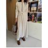 Womens Winter Solid Color Slim Fit Knit Cardigan High Waist Midi Skirt Set Elegant Casual Two Piece Outfit