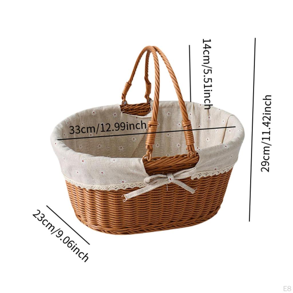 Breathable Picnic Basket for Vegetables and Sandwiches At Events