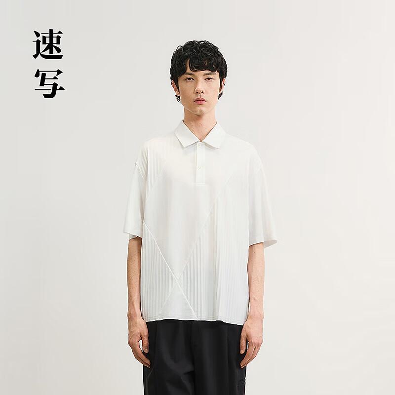 

Men s 2025 Spring Short Sleeve Loose Polo Shirt XL