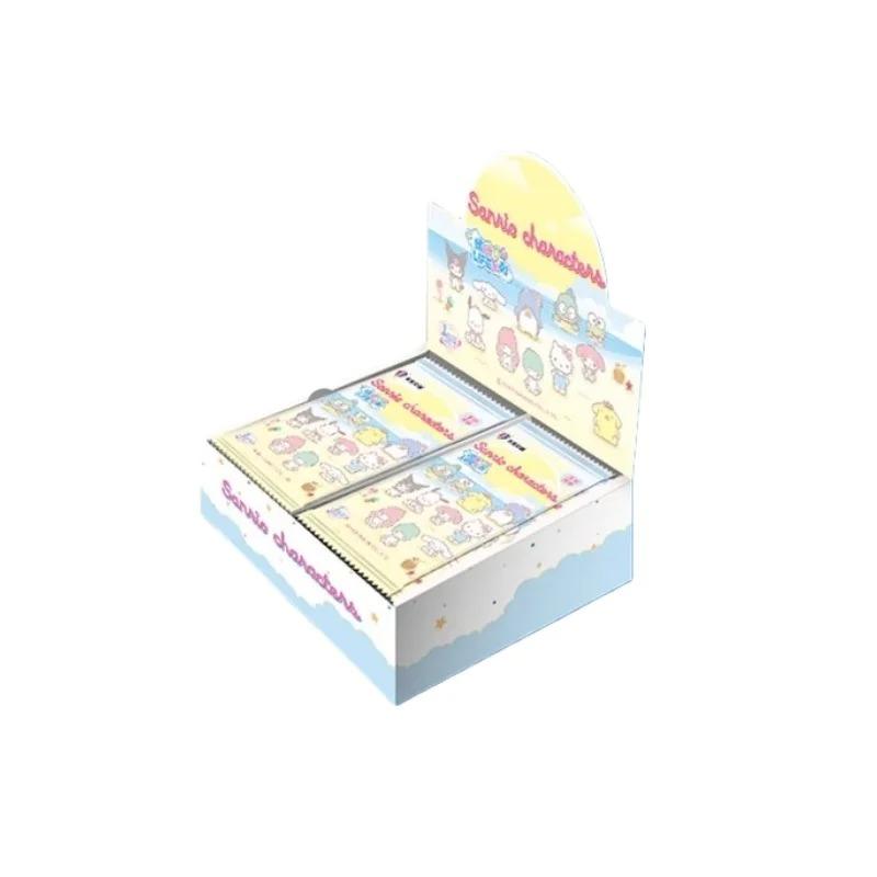 KB Official New Sanrio Family Time Capsule Gift Pack Collectible Cards My Melody Kuromi Cards Anime Merchandise Holiday Gifts