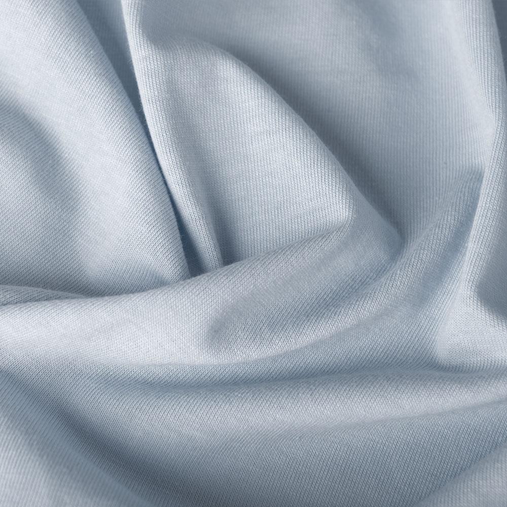 DREAMY PREMIUM Blue Jersey Fitted Sheet 220x200cm