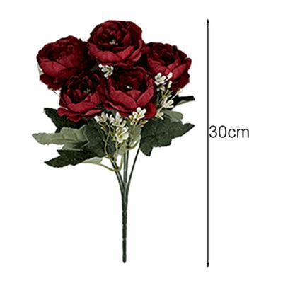 1 PC Artificial Peonies Faux Flowers Wedding For Home Wedding Holding Flowers Wedding Home Decoration Artifi