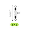 Non-Damaging T-Shaped Luminous Large Fish Swivel Hook Separator with 8-Shaped Rock Fishing Ring