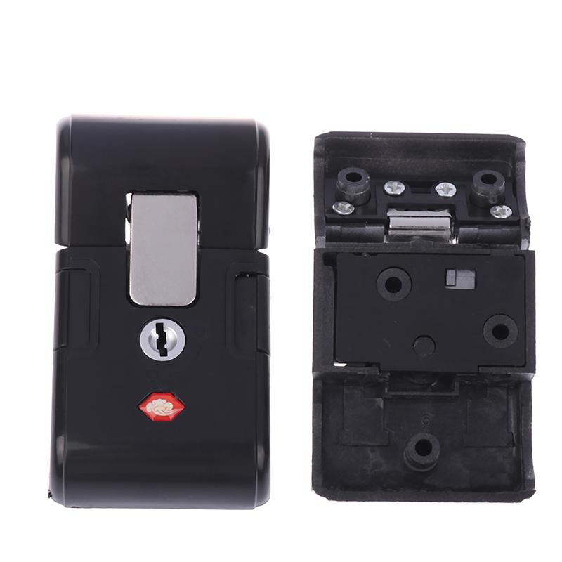 Serratura a Combinazione Portatile Nera Argento per Valigia Ricambio Antifurto Fibbia di Sicurezza Strumento Lucchetto Materiali di Riparazione