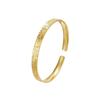 Gold Plated Bangle With Sparkling Crushed Ice Texture And Comfort Fit Design Perfect For Daily Wear Anniversary Party Gift