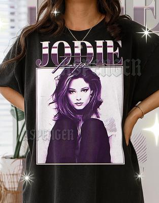 JODIE FOSTER T-SHIRT, Vintage Actress Star Legend Performer Tee, 90s Retro Throwback, Jodie Foster Sweater