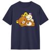 Men Women T Shirt Rilakkuma Bear Face T-Shirts Fashion Beach Tee Shirt Y2K Basic Pattern Cotton Clothes Gift Idea
