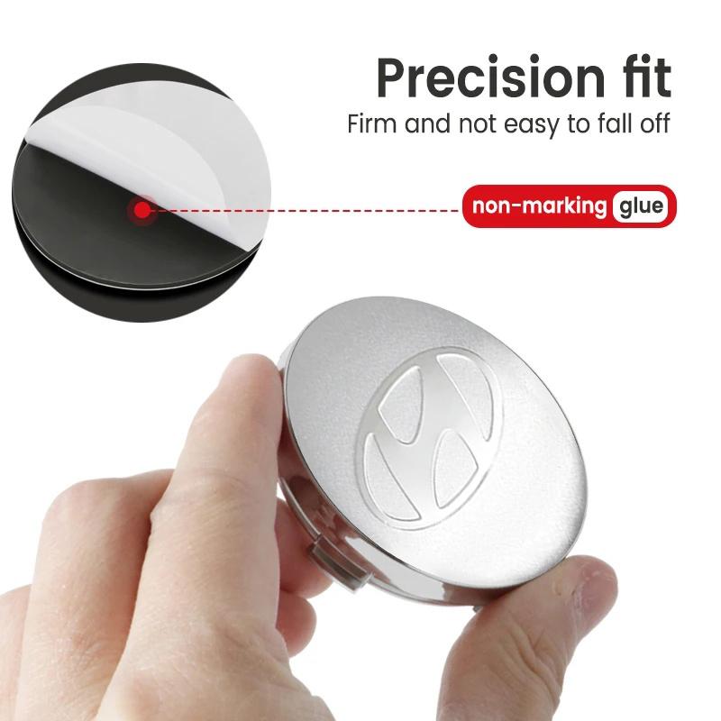 4pcs/set 3D Car Wheel Center Hub Caps Sticker Auto Emblem Wheel Center Cap For Hyundai i10 i20 i30 i40 ix20 ix35 ix55 Venuetgtg5