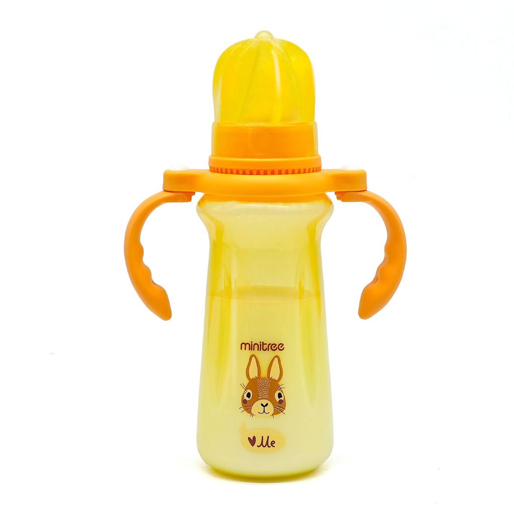 6-36 Months Baby Crown Bottle Crystal 240ml Capacity Silicone Nipple Breastmilk-Like Design Newborn Gift
