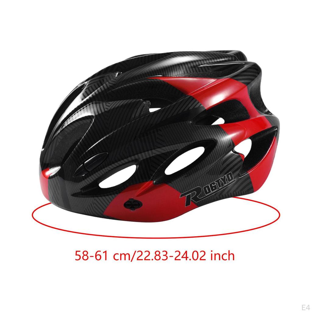 Bike Helmet Breathable Adjustable Bicycle for Biking Riding Bicycling Orange
