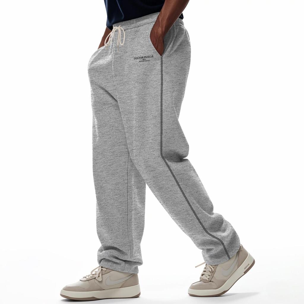 Sports Fitness Solid Color Trousers Loose Running Casual Large Size Sweatpants