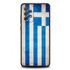 Phone Case for Samsung Galaxy A13 A15 A17 A07 A21S A22 A23 A25 A31 A73 A32 A52 A52S A41 5G Soft TPU Shell Greece Greek Flag Bags