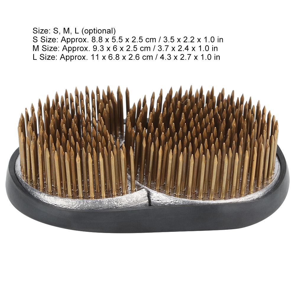 Unique Sun and Moon Shape Flower Kenzan Flower Arrangement Needle Pin Fixed Arranging Tool