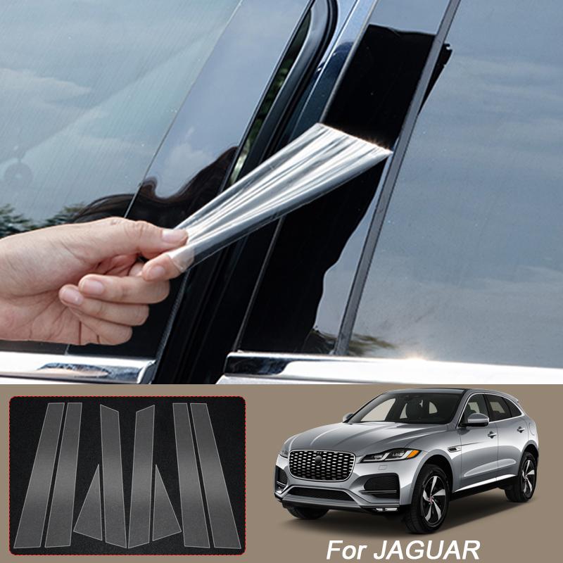 B-Säule TPU Auto Schutzfolie für JAGUAR F-PACE I-PACE XE XF XJ E-PACE 2010-2026 Auto Fenster Karosserie Lack Aufkleber Zubehör