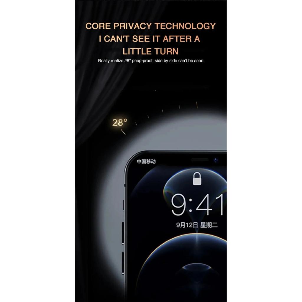1-2Pcs Anti-spy Tempered Glass for IPhone 16 15 14 13 12 11Pro Max Full Cover Privacy Screen Protector For iPhone 13 14 15 Glass
