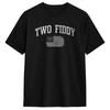 Two Fiddy T Shirt Summer Hip Hop Tshirts Cotton O Neck Plus Size Clothes Short Sleeve Y2k Fun Tshirt
