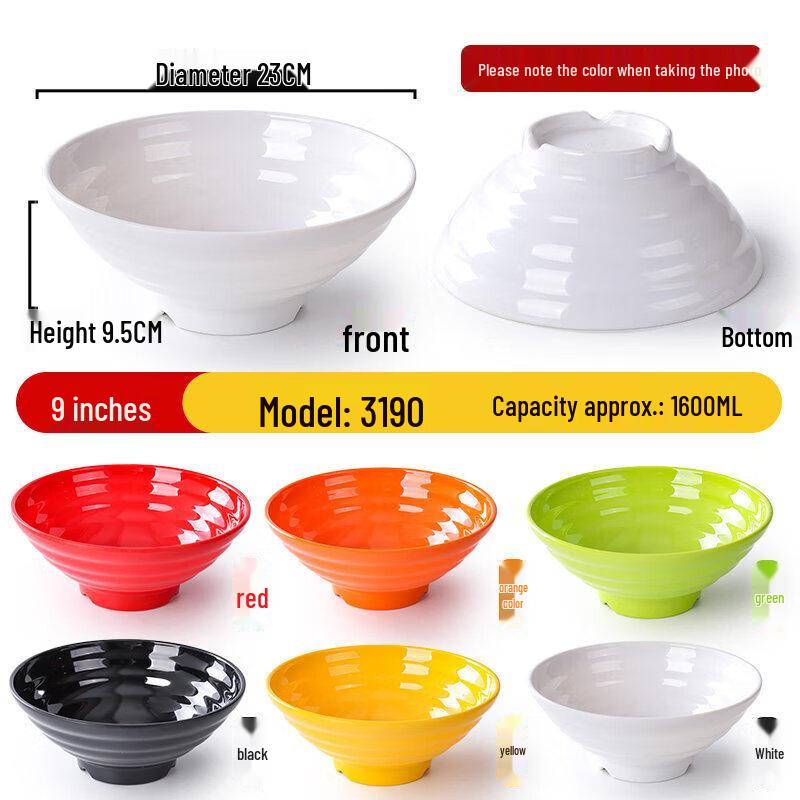 Nordic Style Melamine Hot Pot Soup Bowl