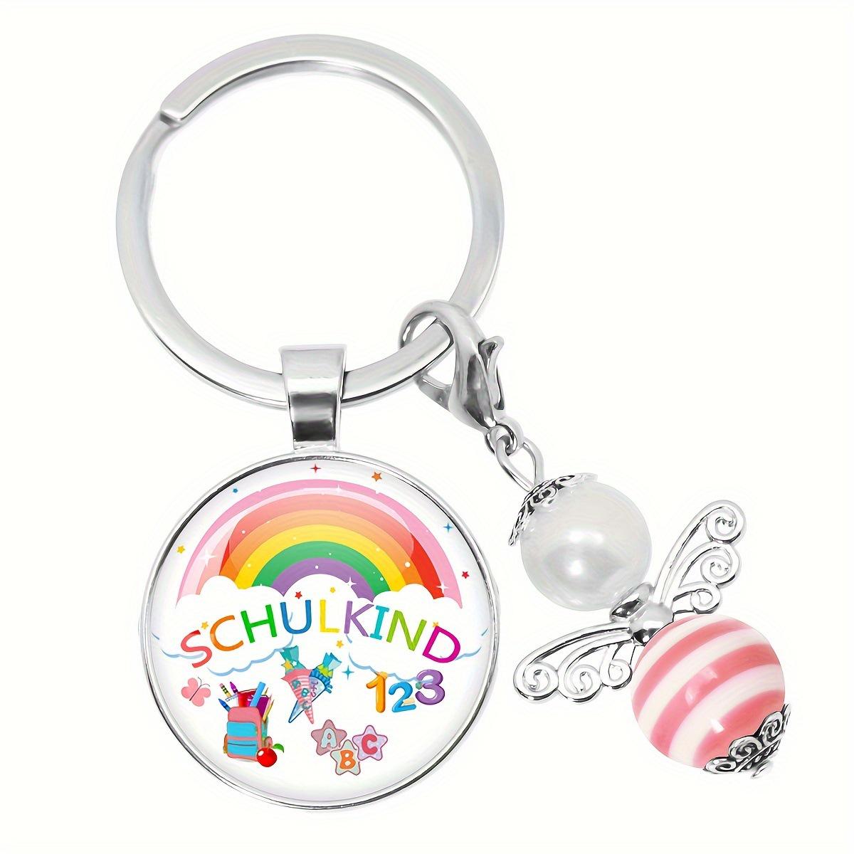 

German Bee Angel Educator Back-to-School Schulkind Keychain Pendant Gift