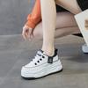 5603 Super Fire Year Spring New Thick-soled Cowhide Little White Shoes Classic Board Shoes Lace-up Height Increasing Casual Shoes Women