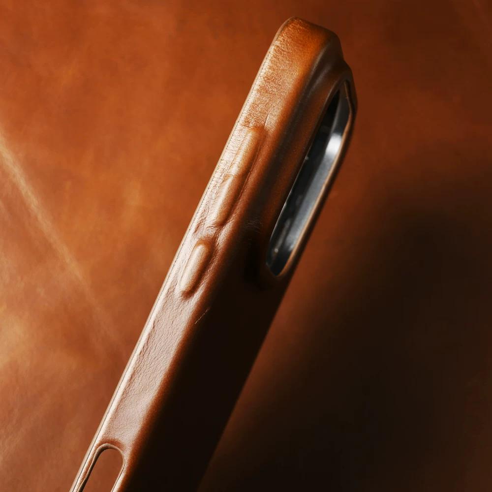 Genuine Leather Waxed Oil Texture Case for OPPO Find X9 Pro X8 Ultra X8S X8 Pro Trendy Style Vintage Cowhide Magnetic Full Coverage Cover