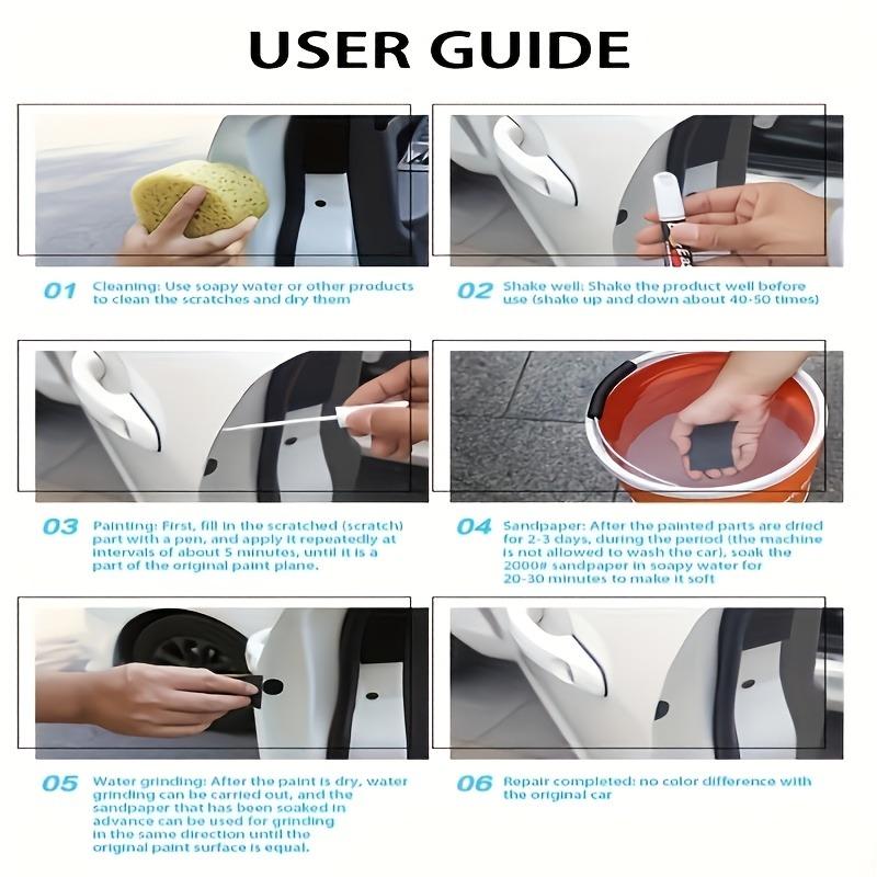 General Motors Scratch Remover Pen Two-in-One Paint Touch-Up Deep Scratch Eliminator for Shallow Surface Scratches
