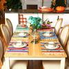 Washable Placemats Mexican Table Runner 33X48cm Mexican Blanket For Mexican Party Or Wedding Decoration
