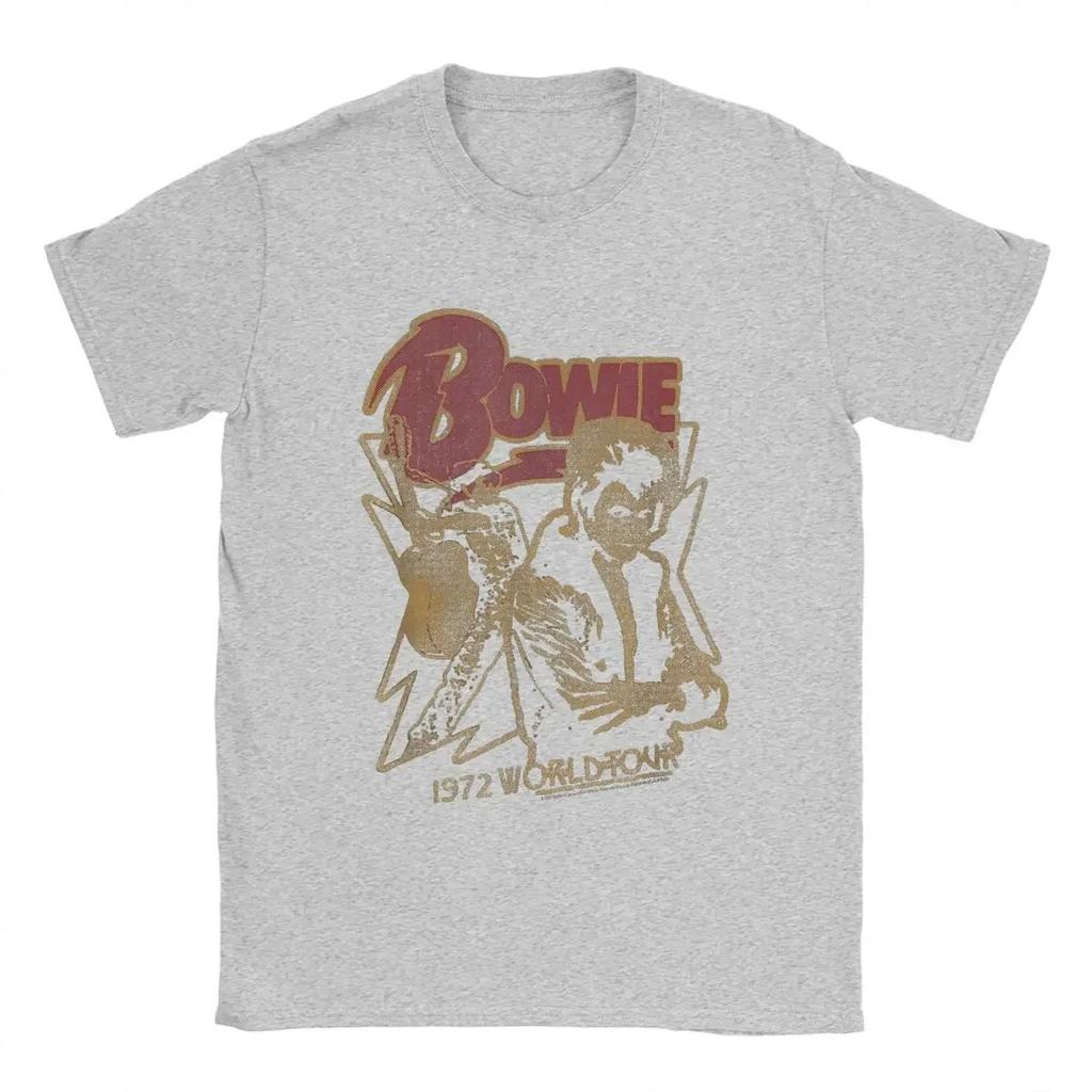 Hot Sale David Bowie Retro Style Print T-shirt Men Women Streetwear Harajuku Fashion Cotton Summer New Tee Oversized Casual Tops