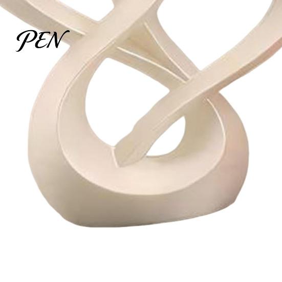 Intertwined Hearts Sculpture Figurine, 3D Printed Love Statue, Table Living Room Display Decor Centerpiece for Wedding Romantic Gift Couples
