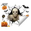 Bedroom Spooky Wall Stickers Halloween Stickers, Self Adhesive Vinyl Decals, Waterproof Removable Decals for Party Home Store Decor Peel And Stick