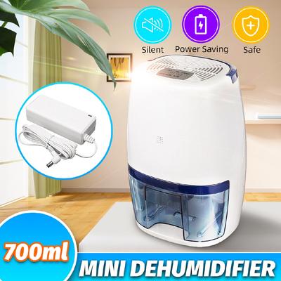 Mini Desumidificador 700ml Umidade Fungos Mofo Controlo por Interruptor Casa 220V