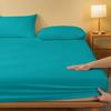 1 Solid Color Brushed Sheet (pillowcase Not Included), Soft and Comfortable Bedding Mattress Protector for Bedroom, Guest Room, with Deep Pockets