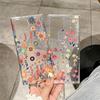 Suitable for Samsung Mobile Phone Case S25u a53 High permeability Electroplating Flowers S22 S24 Double Layer Printed Anti Fall Shell