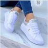 Fashion Autumn Shoes Waterproof White Sneakers for Women Korean Version Lace Up Casual Flat Sport Shoes Ladies Vulcanized Shoes 35-43