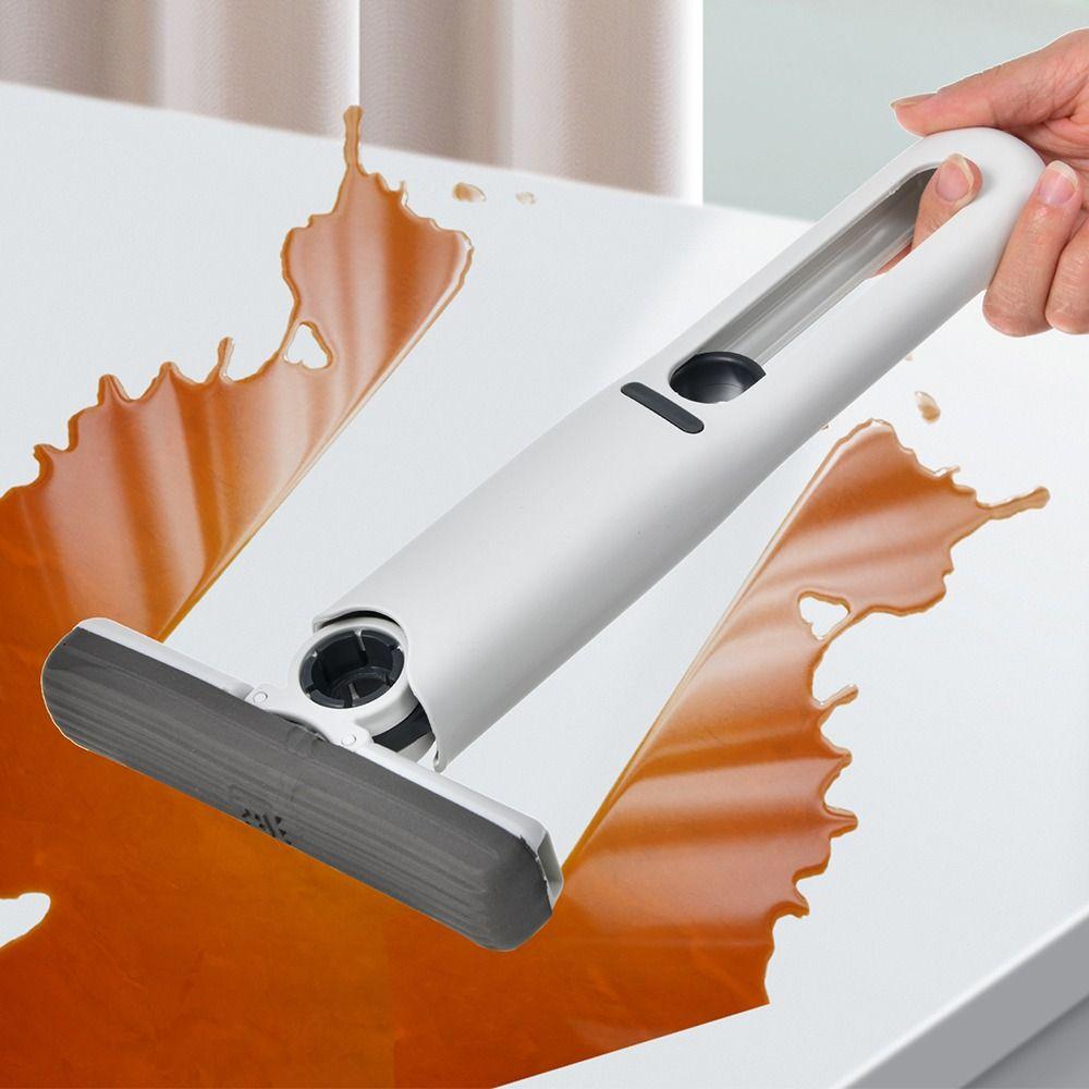Hands-free Washing Mini Mop Sponge Dry and Wet Dual-use Multi-function Lazy Table Wiping Artifact Cleaning Tool