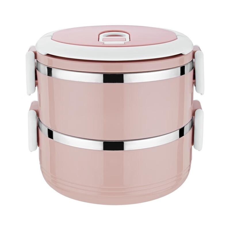 Adneny 304 Stainless Steel Two-Layer Lunch Box