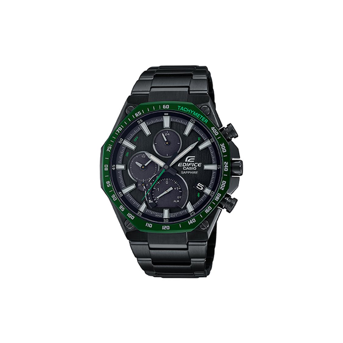 

CASIO Men EDIFICE Black Watch EQB-1100XYDC-1A Black Strap
