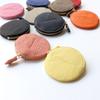 BONAVENTURA Bonaventura Round Coin Case Shrink Leather Italian Leather Genuine Leather Present Gift [Greige] BCCT3-GG