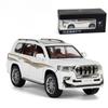 Model auta Toyota Prado v měřítku 1/24, stahovací auto ze zinkové slitiny se zvukem a světlem pro děti, chlapec, dívka dárek