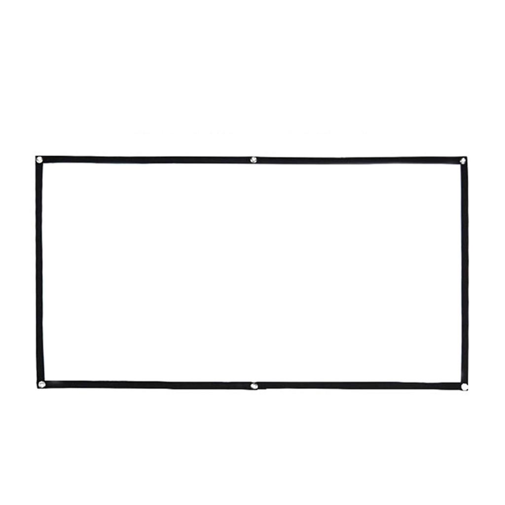 Simple Projector Screen Home/Office Portable Anti-light Projector Screen for Cinema Camping Theater