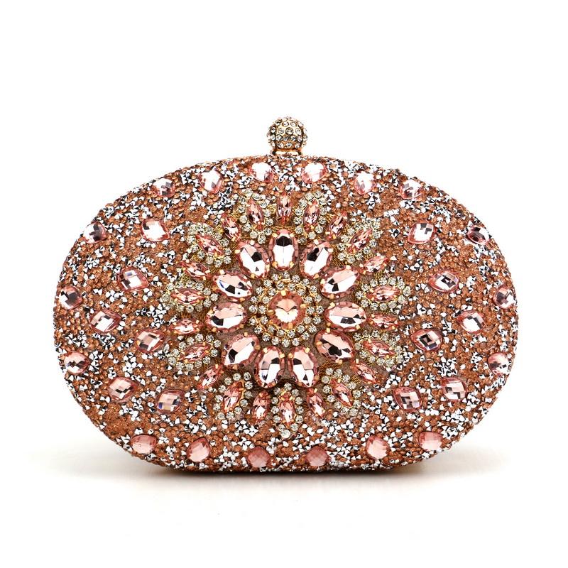 Diamond Women Luxury Clutch Evening Bag Wedding Crystal Ladies Cell Phone Pocket Purse Female Wallet for Party Quality Gift
